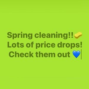💚 50% off! 💚 Many items newly discounted for spring cleaning! 🥳 Check them out!